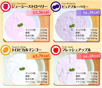 ４種類の味のエムズダイエット